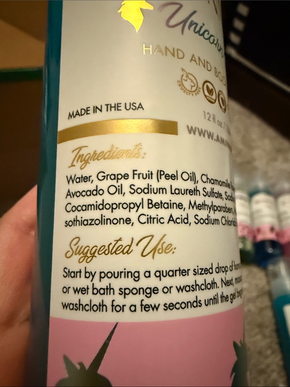 NEW! Aminnah Hand and Body Cleanser FULL SIZE - Choice of 12 different scents - Picture 9 of 11